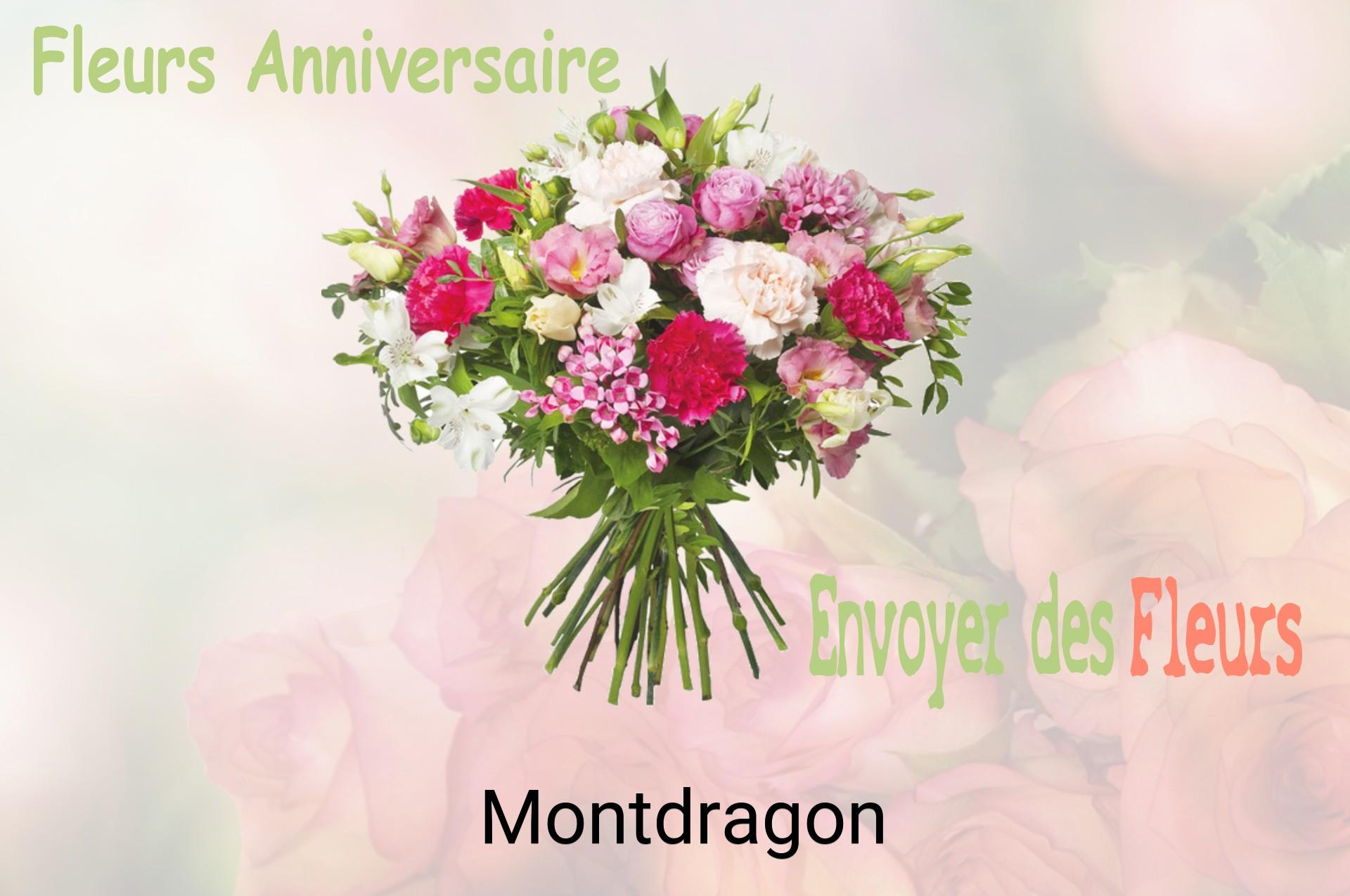 Bouquet de fleurs d’anniversaire livré à Montdragon