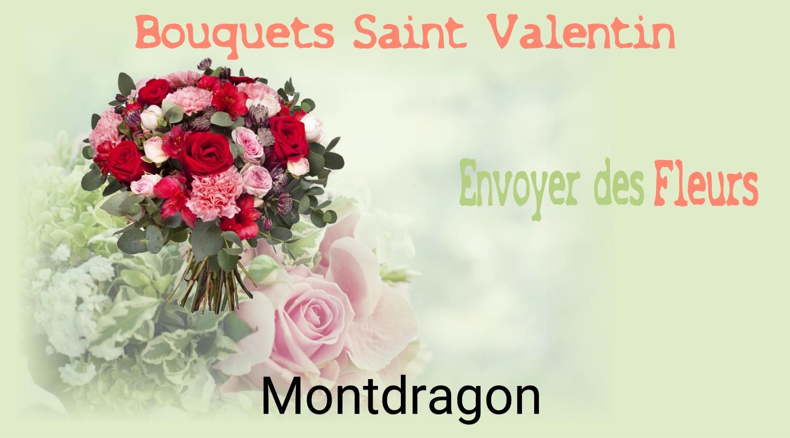 Roses de Saint-Valentin livrées à Montdragon